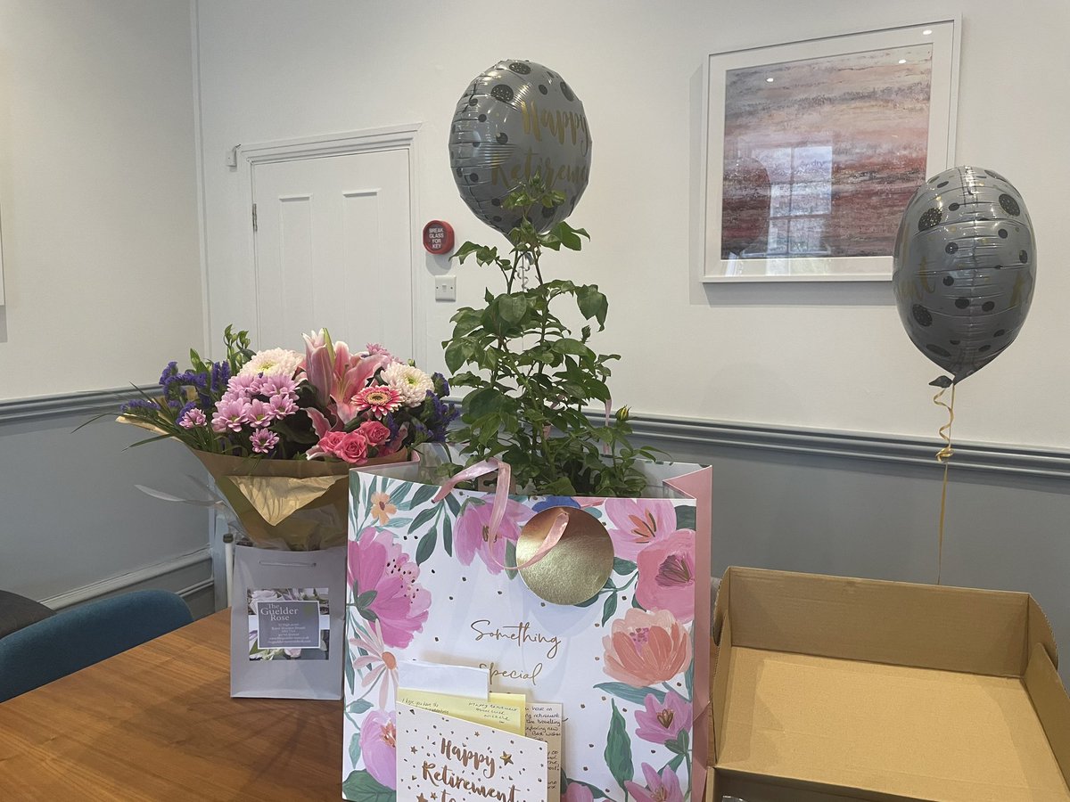 Today is the day we say goodbye to Christine Coote and wish her a very happy retirement. Good luck Christine, you will be greatly missed by us all! ❤️