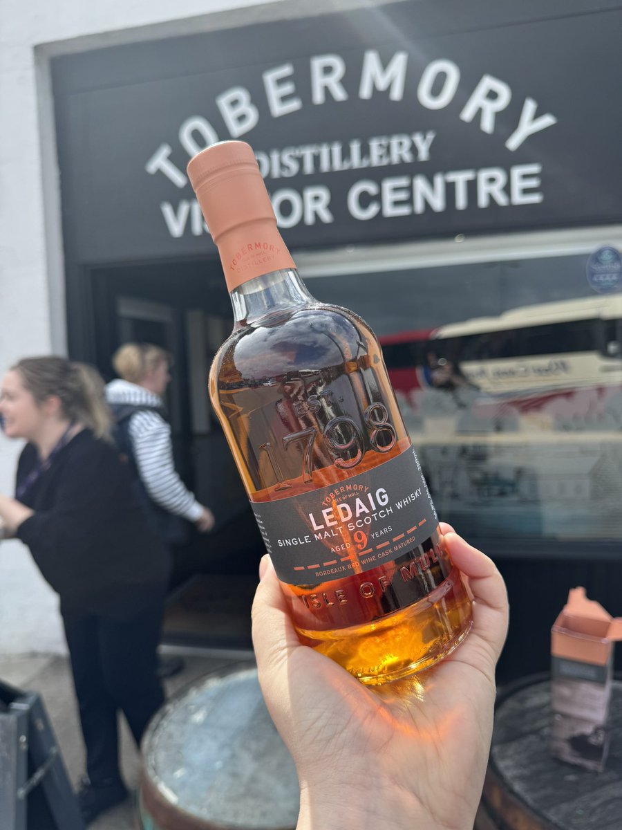 Amy Seton 🥃 (@amydistilled) on Twitter photo Always good to stop off <a href="/TobDistillery/">Tobermory Distillery</a> to see what’s available. This is a 9yr fully matured red wine cask. Always good to stop off <a href="/TobDistillery/">Tobermory Distillery</a> to see what’s available. This is a 9yr fully matured red wine cask.