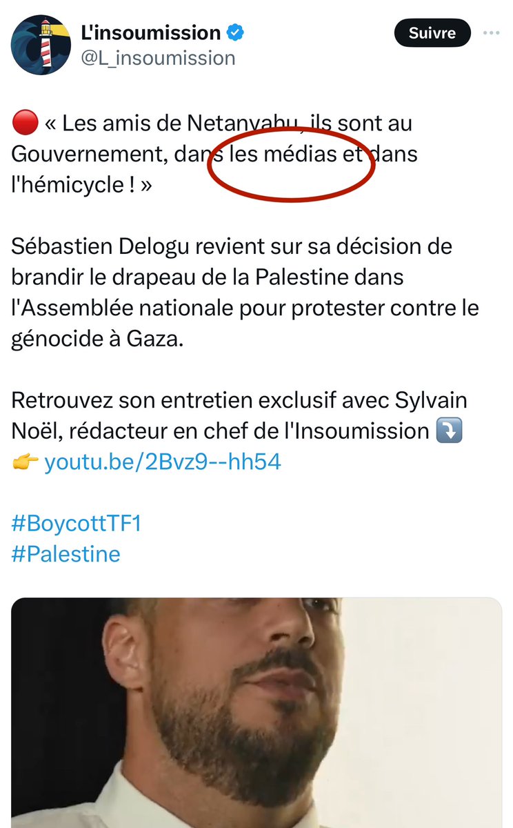 La France islamiste ne se cache plus après le porc de Guiraud, les juifs sont dans les médias. Melenchon parlait des juifs et la finance. On y est les nazis c’est bien eux.