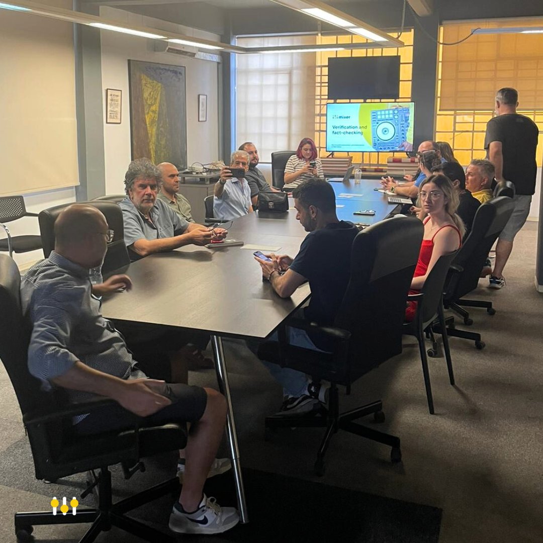 MixerDotMedia's tweet photo. What a ride! Our trainers went to Cyprus and to Malta to give great @politis_news, Digital Tree and @LovinMalta teams trainings on fact-checking, verification and data visualization.
👉Thank you for a warm welcome! We hope that you had such a great and inspiring time as we 💛 https://t.co/04RE6xyzOW