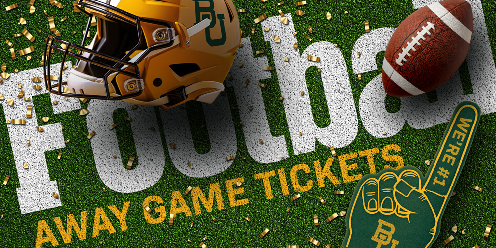 Want to cheer on @BUFootball on the road this fall? 🏈

🗣️ Secure your away game tickets before TODAY's deadline: baylorbea.rs/3wO2NpF

#SicEm