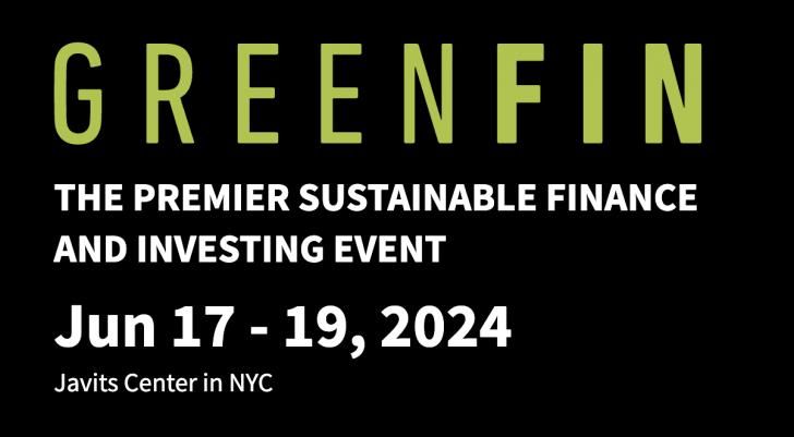 GreenFin 24, Sustainable Finance Conference, June 17-19, #NewYork, #NY: buff.ly/4asyDpq @GreenBiz #finance #sustainablefinance #investing #ESG #CSR #NYC #business #economy #carbon #climatechange  #cleantech #greentech #climatech #energy #energytransition #sustainability