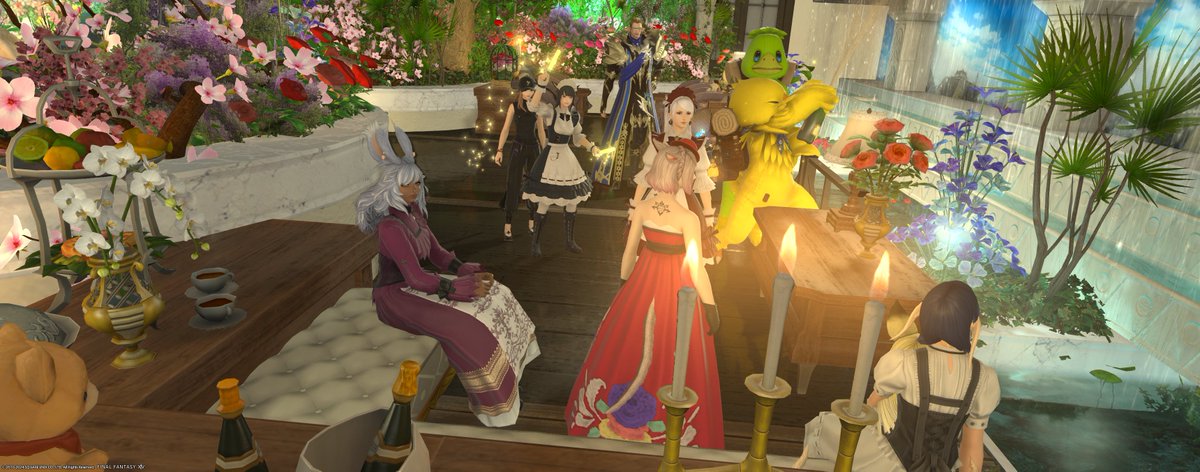noaen_FF14's tweet photo. 【243軒目】たまりさんとやのちゃんのお店にお邪魔したよ~😄
貴重な金曜日のログイン。どこ行こうか悩んでたら22時までどこもいけなかった!
ちょうど22時になったので、TAMARIBAへっ
今日は洋酒でお洒落に乾杯しました~☺️
#CLUBTAMARIBA https://t.co/yrGdrOgZUH