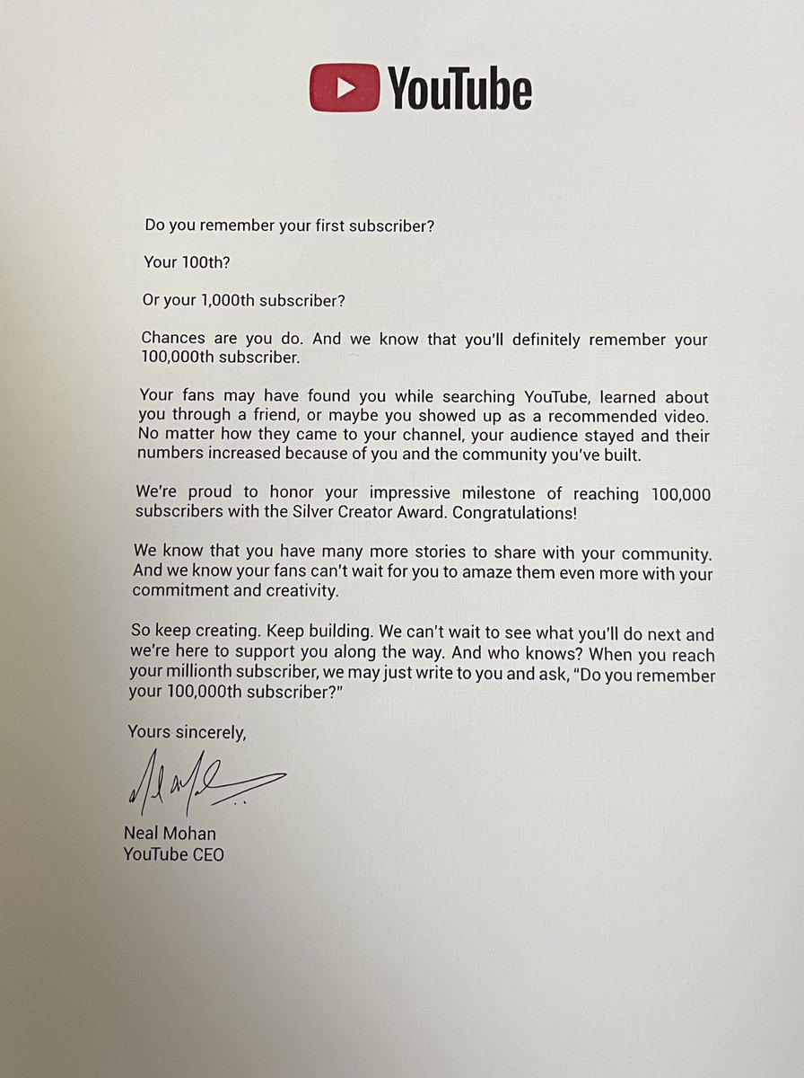 gregsilva1's tweet image. Thank you @YouTube for recognizing content creators. Very classy! @fullforceworld #youtube #ContentManager