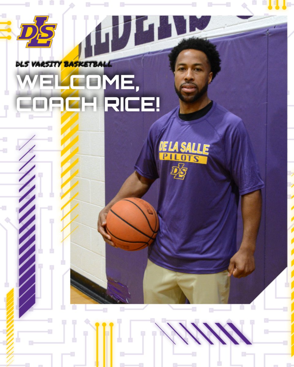 DLS Athletics welcomes Denarryl Rice, new DLS varsity basketball head coach! And he's ready to work. Read about Coach Rice here: tinyurl.com/DLSRice #PilotPride