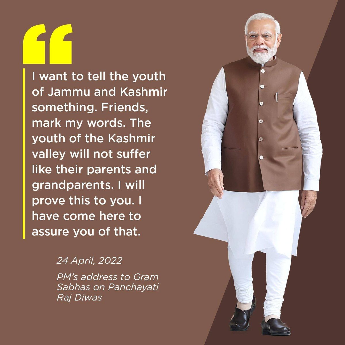 kvarinder11111's tweet photo. #NayaJammuKashmir
A pledge that Kashmiri youth won't endure what their parents struggled with
via NaMo App https://t.co/PQKUyVEfnE