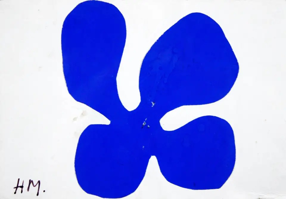 Fleur bleue,
Henri Matisse - 1952