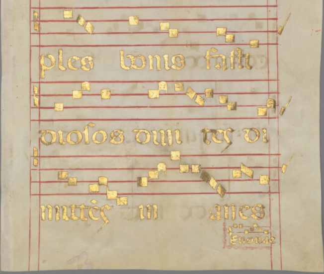 DACT Fragments (@dactf) on Twitter photo this #chant is #shiny ! & probably also really annoying to sing from if you are trying to actually do vespers for corpus christi. but, GOLD!
(facing page must also have been pretty extra but it isn't at <a href="/HoughtonLib/">Houghton Library</a>...)
#fragmentfriday
fragmentarium.ms/overview/F-y04u this #chant is #shiny ! & probably also really annoying to sing from if you are trying to actually do vespers for corpus christi. but, GOLD!
(facing page must also have been pretty extra but it isn't at <a href="/HoughtonLib/">Houghton Library</a>...)
#fragmentfriday
fragmentarium.ms/overview/F-y04u