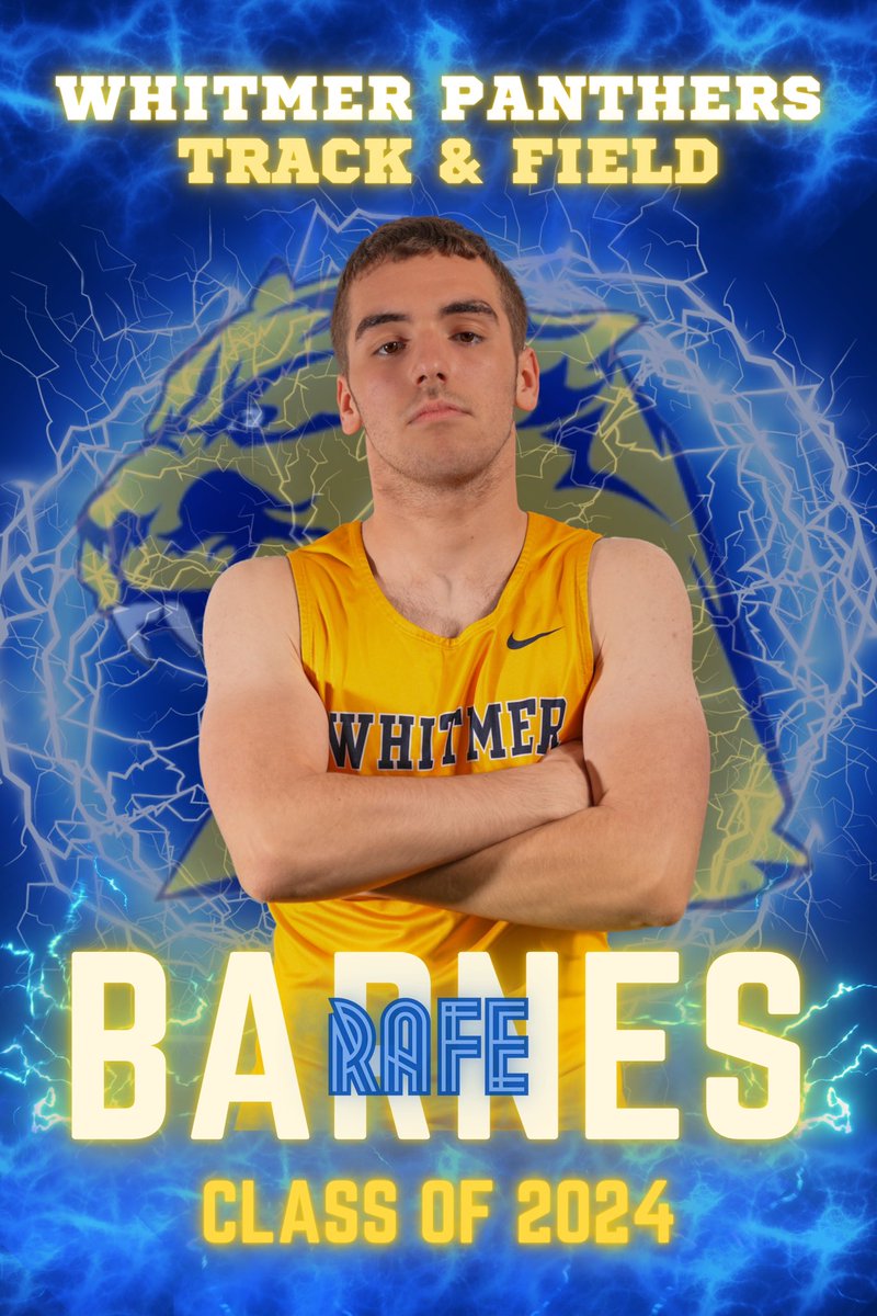 Senior Spotlight: 
Rafe Barnes
Favorite track memory-Being awarded the Boys Track Senior Leadership Award. 
Future plans- Currently undecided