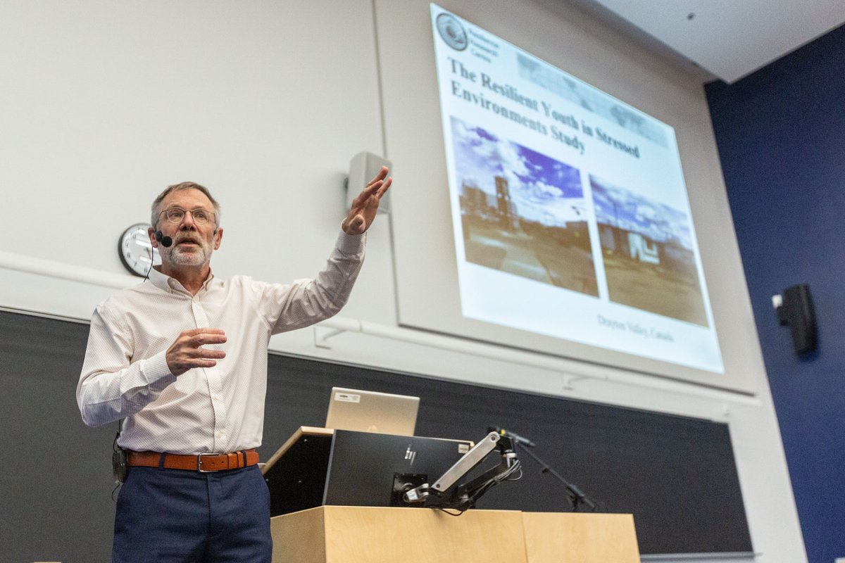 Big thanks to <a href="/MichaelUngarPhD/">Michael Ungar</a> for his insightful keynote on resilience, mixed-method research and co-design at Life History Research Society Conference #LHRS2024. Truly inspiring!