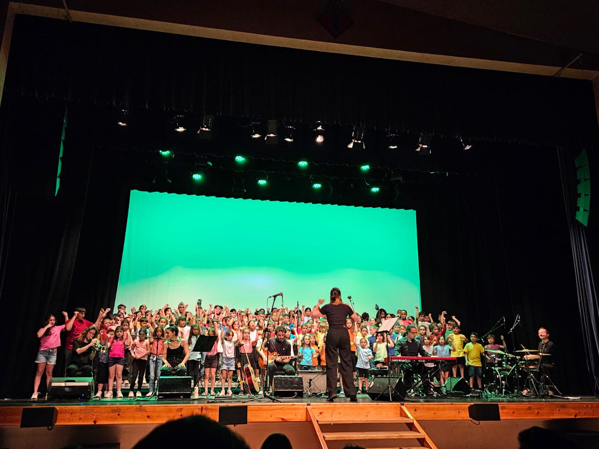 Avui els alumnes de segon i tercer han realitzat l'actuació de la Clika. Sou uns artistes