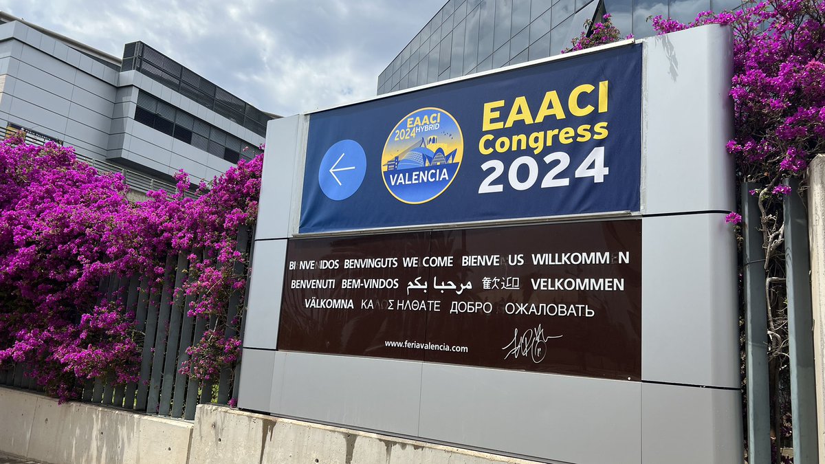So we have started the most important annual meeting! 
#eaaci2024