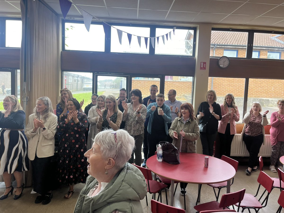 Farewell….

We said farewell to one of our Canteen Supervisors today - Mary Boyd. 

Mary has been with us for over 30 years and has been a mainstay in the canteen - always working with a smile. 

We will miss you dearly Mary - enjoy your retirement 👏🏻👏🏻