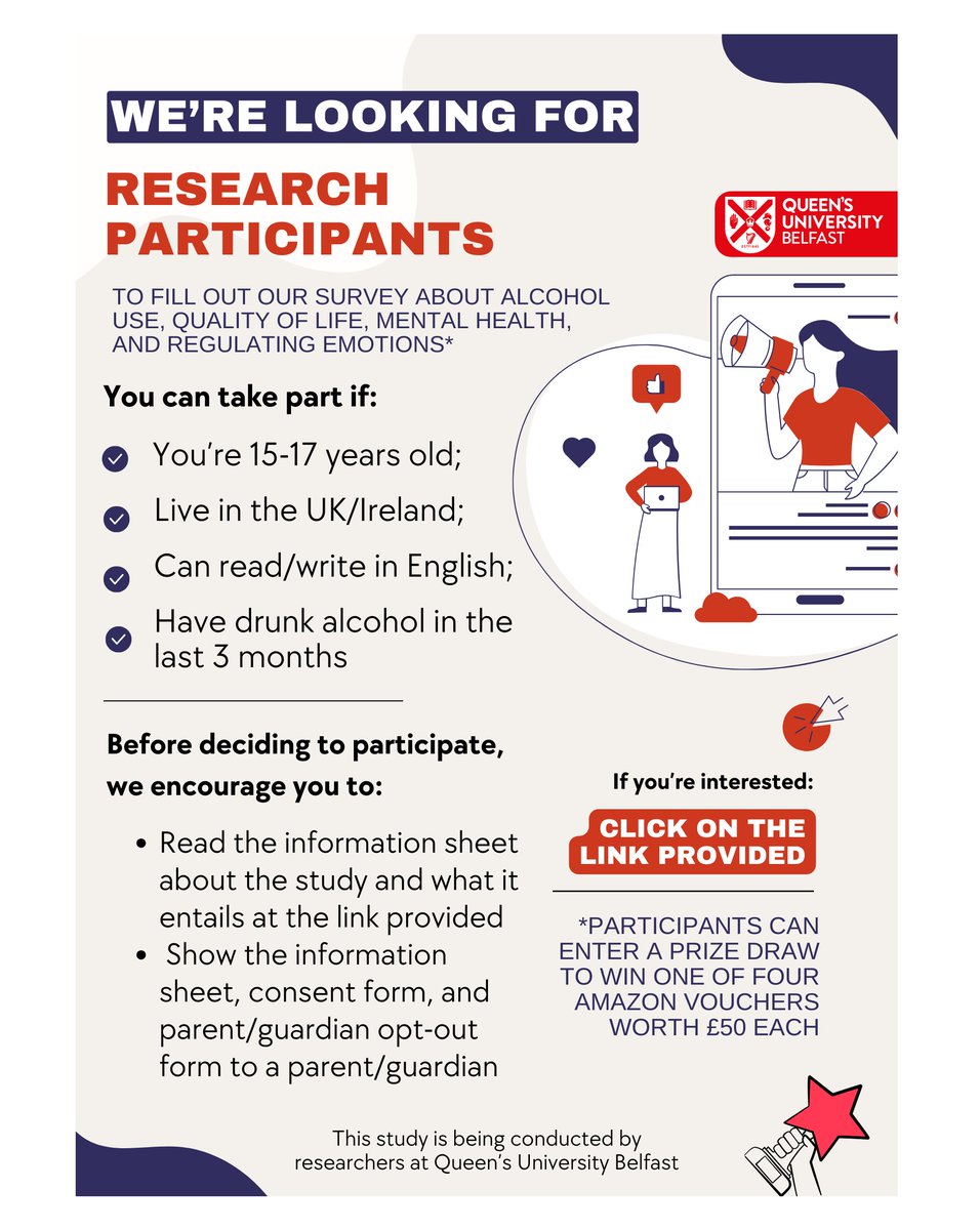 Paul Toner (@paul_toner) on Twitter photo Participants needed for an exciting QUB survey <a href="/QUBPsych/">QUB - School of Psychology</a> <a href="/louisehgahan/">Louise Horan Gahan</a> extending Dr <a href="/AndrewDyer10/">Andrew Dyer</a> PhD work on validating a quality of life measure for young people 15-17 who drink alcohol in the UK/Ireland. Please circulate to relevant yp: qubpsych.eu.qualtrics.com/jfe/form/SV_9t… Participants needed for an exciting QUB survey <a href="/QUBPsych/">QUB - School of Psychology</a> <a href="/louisehgahan/">Louise Horan Gahan</a> extending Dr <a href="/AndrewDyer10/">Andrew Dyer</a> PhD work on validating a quality of life measure for young people 15-17 who drink alcohol in the UK/Ireland. Please circulate to relevant yp: qubpsych.eu.qualtrics.com/jfe/form/SV_9t…