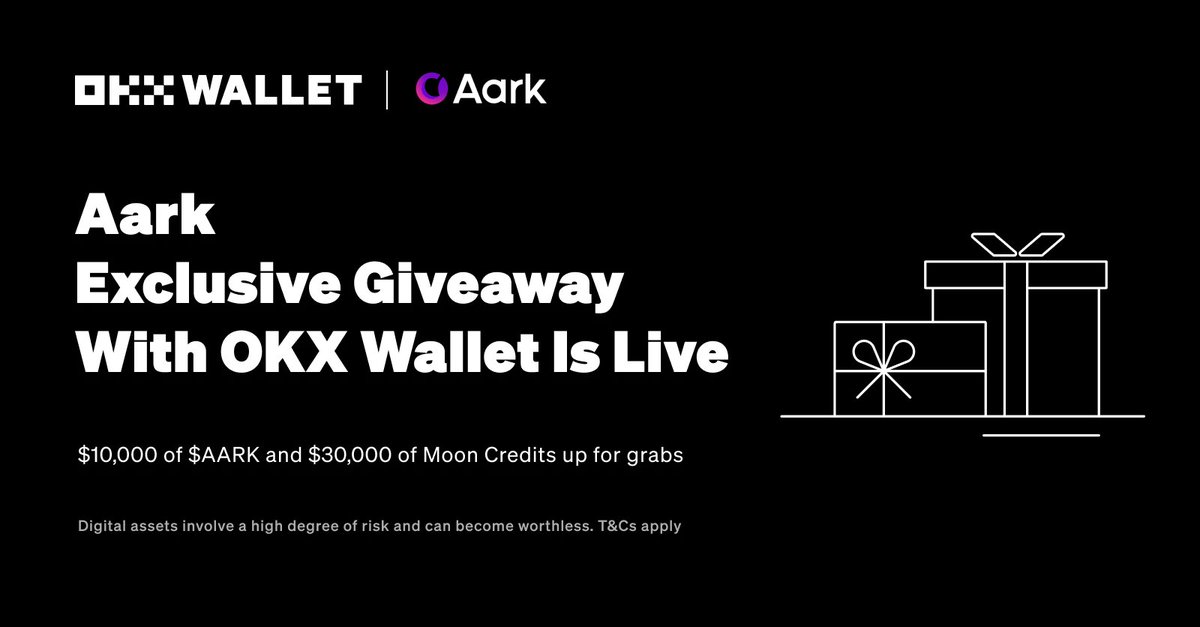 Aark Digital (@aark_digital) on Twitter photo <a href="/Aark_Digital/">Aark Digital</a> x @okxweb3
$AARK giveaway event with OKX Wallet is live🤑💸
Event ends before the TGE date.
Time's ticking! Secure your spot!
Listed on OKX Web3 Giveaway:
📱 OKX App: Wallet > More > Web3 Giveaway
🖥 Desktop: okx.com/web3/giveaway <a href="/Aark_Digital/">Aark Digital</a> x @okxweb3
$AARK giveaway event with OKX Wallet is live🤑💸
Event ends before the TGE date.
Time's ticking! Secure your spot!
Listed on OKX Web3 Giveaway:
📱 OKX App: Wallet > More > Web3 Giveaway
🖥 Desktop: okx.com/web3/giveaway