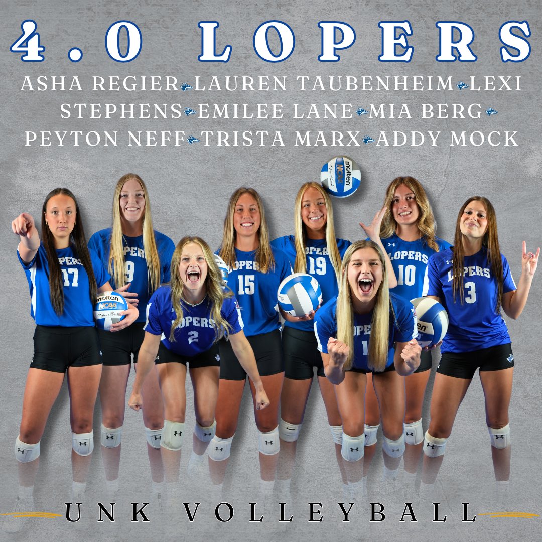 Our Lopers hit the books this spring! Congrats on a great academic year ladies! 🤓🤘📚