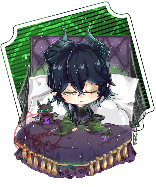 kamapon's tweet image. and finally! the Sleeping dragon Prince
#neuh #twistedwonderland #twst #ツイステ
