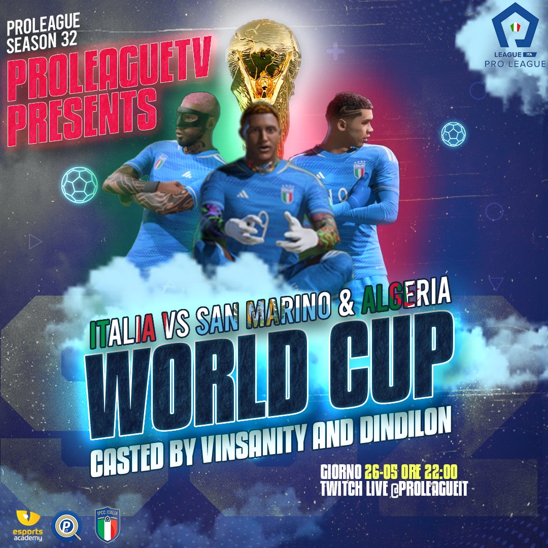 ProLeague Italia (@proleagueitalia) on Twitter photo ᴄᴏᴍᴇ ᴏɴ ꜱᴜᴘᴘᴏʀᴛ ɪᴛᴀʟʏ ɪɴ ᴛʜɪꜱ ɢʀᴏᴜᴘ ꜱᴛᴀɢᴇ! 🔥 ᴡᴇ'ʟʟ ᴡᴀɪᴛ ʏᴏᴜ ᴏɴ twitch.tv/proleagueit !🤩
<a href="/pctransfermarkt/">🇮🇹 PRO CLUBS TRANSFERMARKT🔍</a> <a href="/Dindilon_/">dindilon</a> <a href="/Vinsanity0871/">Vinsanity087</a> ᴄᴏᴍᴇ ᴏɴ ꜱᴜᴘᴘᴏʀᴛ ɪᴛᴀʟʏ ɪɴ ᴛʜɪꜱ ɢʀᴏᴜᴘ ꜱᴛᴀɢᴇ! 🔥 ᴡᴇ'ʟʟ ᴡᴀɪᴛ ʏᴏᴜ ᴏɴ twitch.tv/proleagueit !🤩
<a href="/pctransfermarkt/">🇮🇹 PRO CLUBS TRANSFERMARKT🔍</a> <a href="/Dindilon_/">dindilon</a> <a href="/Vinsanity0871/">Vinsanity087</a>