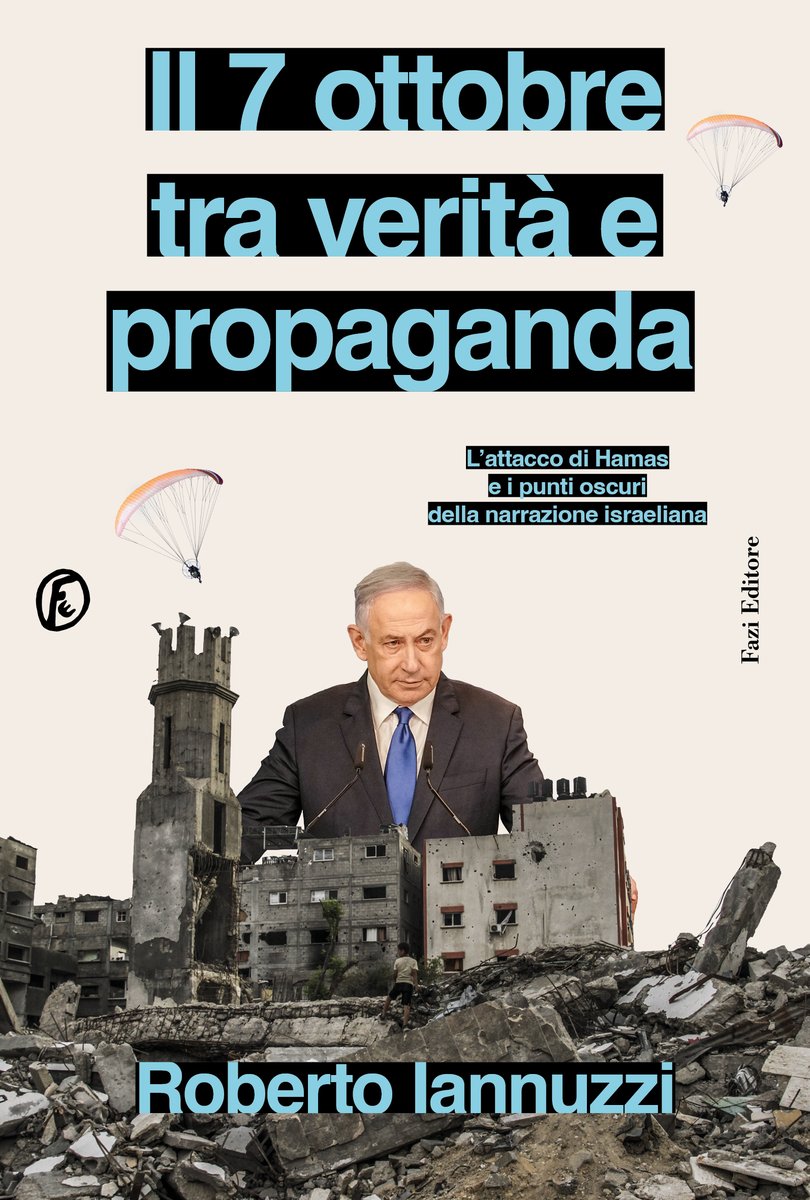riannuzziGPC's tweet image. Il 7 ottobre tra verità e propaganda – il mio nuovo libro per @FaziEditore
Oggi mi permetto di parlarvi un po’ del mio breve saggio, che sarà in tutte le librerie a partire da martedì 4 giugno.
Un 🧵
1/n