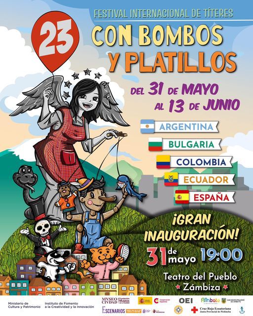 Hoy se inaugurará el Festival Internacional de Títeres con Bombos y Platillos, impulsado por la Fundación Titerefué.🎵🎶🥁 👉Entérate y sé parte de las actividades que se realizarán: bit.ly/3WxwZ2D