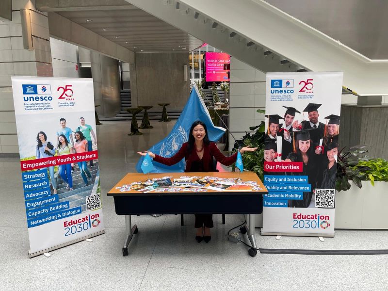 🎓<a href="/unesco_iesalc/">UNESCO IESALC #EducaciónSuperior #HigherEducation</a> at the the <a href="/WorldBank/">WorldBank</a> Group: Ready to welcome the inspirations from delegates at the 11th #WorldBankYouthSummit, share our experiences on youth integration strategies in #HigherEducation and up for the suggestions to keep improving on engagement at the UN!