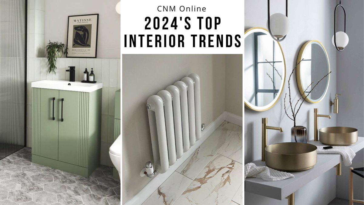 Discover the Top Interior Trends for 2024 🤩

mailchi.mp/cnmonline/disc…

#interiortrends #interiordesign #bathroom #homeheating #homeinspiration #bathroominspiration