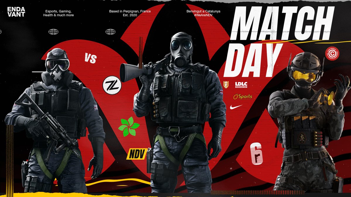 La finale du Lower Bracket d'<a href="/ELC_EsportsR6/">Euro League&Cup</a> Spring, ce soir à 20h.

Un BO3 contre la <a href="/ZS_SQUAD/">Z-SQUAD</a> ⚔️

Une victoire sécurisera le Top 3 et nous rapprochera un peu plus de notre second titre.

Que le soleil Catalan embrase nos cœurs ☀️

#WeAreNDV 💛❤️