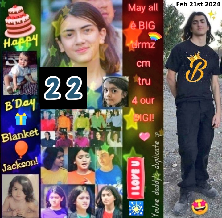 #MJFam Happy (belated) 22nd Birthday Prince Michael Jackson || (Blanket/Bigi)! 🎉🎈🎁🎊🎂😎👏