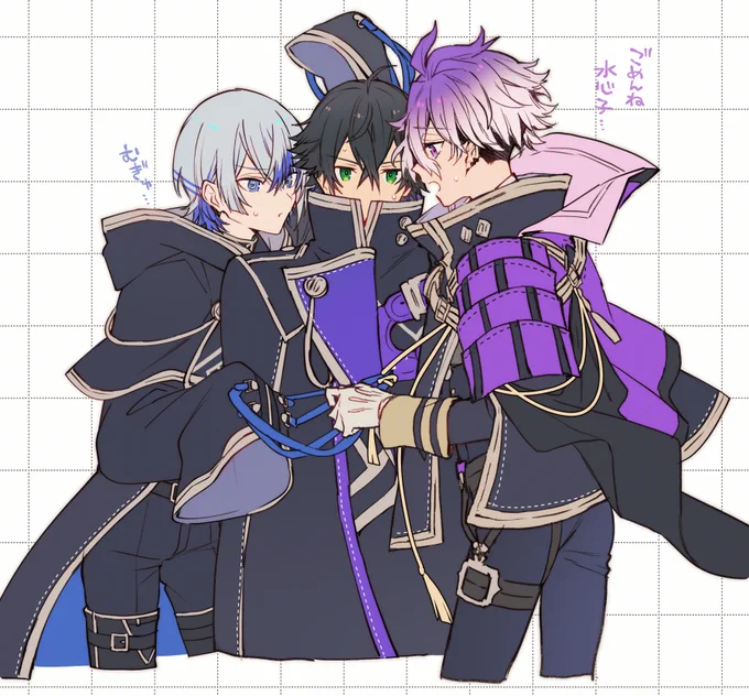 えどさんチャンなぜかうっかり絡まってくれの絵 