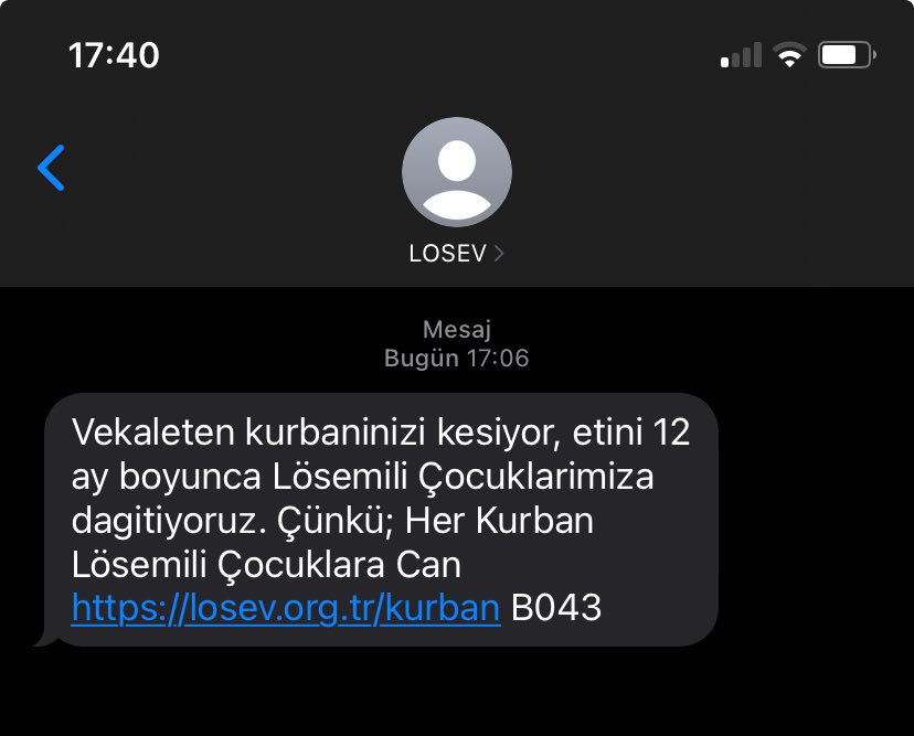 Sevgilisi olmayan gün içinde kimden mesaj alıyor diye soruyordunuz buyrun 🙂
Çok değerli bir mesaj ,tedavide beslenme çok önemli ve buna erişemeyen hastalara erişen bir el ♥️

Burada kalsın bi düşünün ♥️ @losev1998