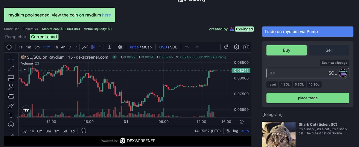 2✎

꩜ The main advantages you have on pumpfun compared to other DEX:

Instant monitoring
More tokens...