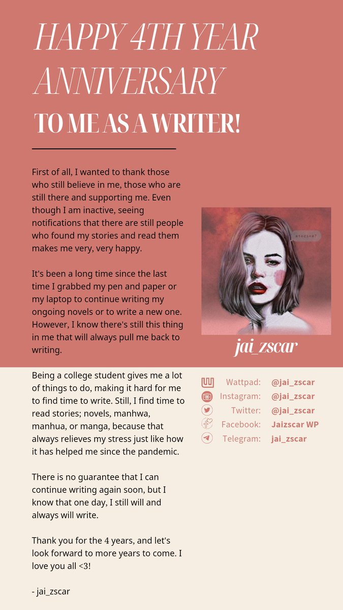 It's been 4 years since the first time I fully committed to something. Thank you all for giving your trust and support to me.🥹🫶