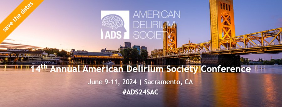 It's not too late to join #ADS24SAC! Register today for the American Delirium Society annual conference to access insightful sessions, engaging workshops, and networking opportunities! americandeliriumsociety.org/events/ads-con…