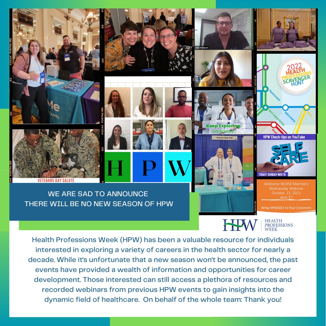 The spirit of collaboration &amp; exploration that HPW fostered lives on through the independent healthcare organizations that founded it.  We encourage you to visit any of the links and resources on our website.
Thank you for your understanding and continued support.