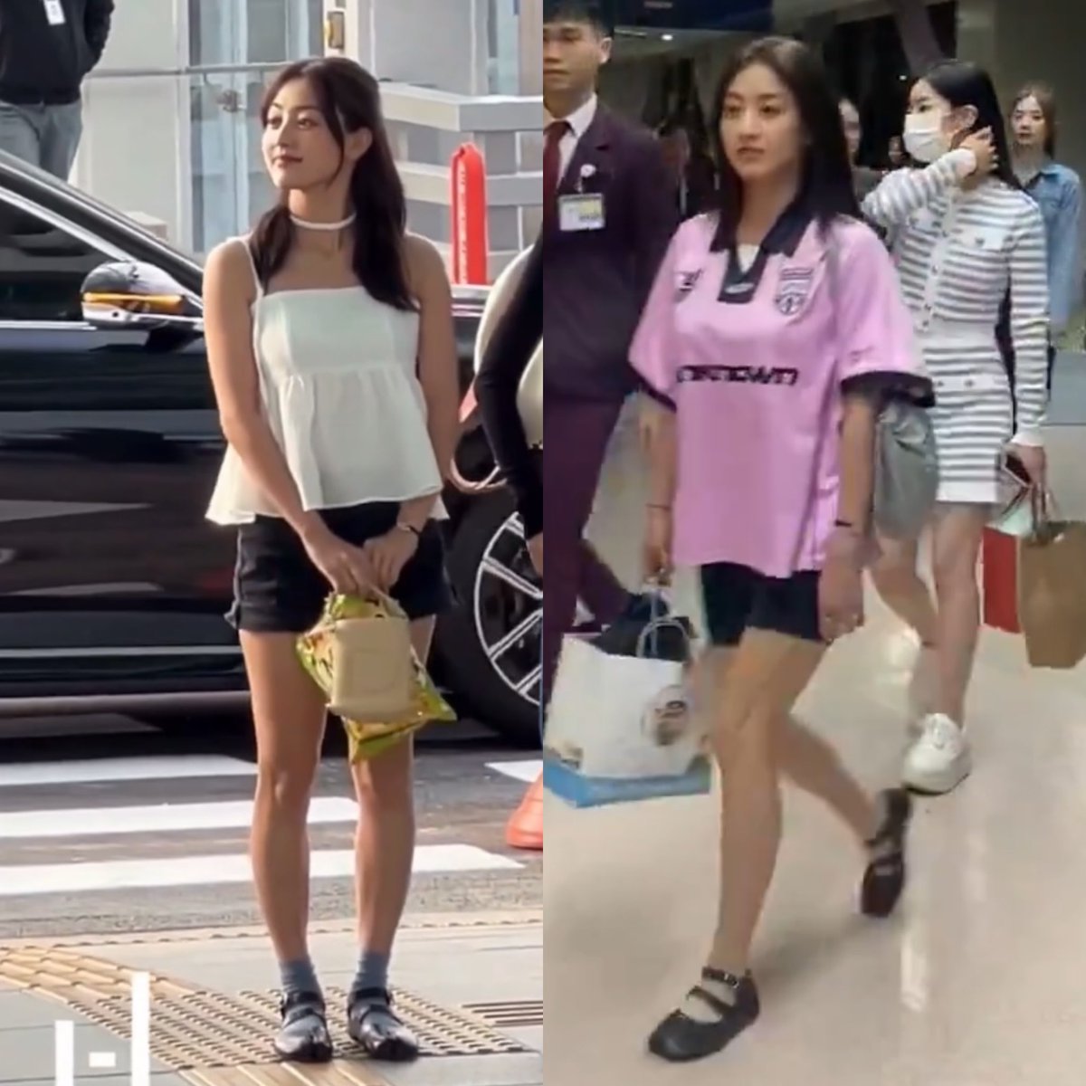 the way jihyo changed her outfit and her socks gone 😭😆

in korea                                    in philippines