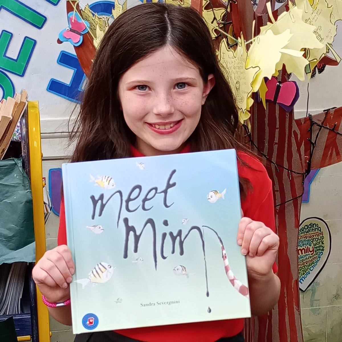 Our Book Reviewer loved Meet Mim by Sandra Severgnini It's about a mimic octopus who likes to trick people! Her favourite bit was the illustrated pages at the end where it shows how Mim copies all of the animals. She would recommend it because it taught her a lot. <a href="/EK_Books/">EK Books</a>