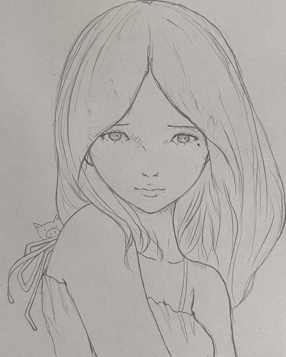 A sketch of the day 

#penart    #art #illustration  #animeart#mangaart #anime #manga #girl