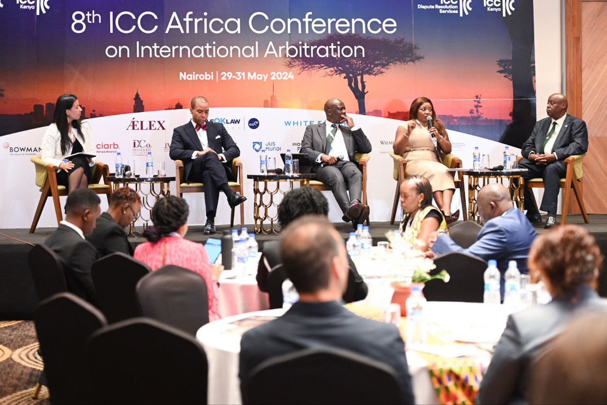 #EventHighlights Day 2 of the 8th ICC Africa Conference on International Arbitration was a success.

Our Managing Partner, John Ohaga SC CArb FCIArb moderated the panel on Analysis of African National ADR Policies; ADR Landscape in Africa.

@kenya_icc

#SeeBeyond #ICCKenya