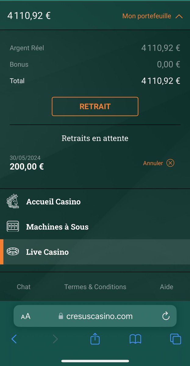 Gritixx's tweet photo. 0x600 
Et le reste full black-jack  
Pas mal le retrait de 4k€ 🤑 https://t.co/QW59l1wTjJ