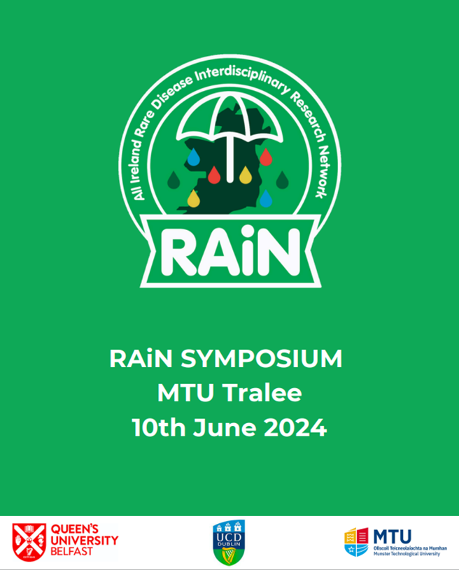 RAiNAllIreland's tweet photo. We cordially invite you to the RAiN Symposium on June 10, 2024, at @ittralee. Discover the incredible work supporting those living with rare diseases in the South of Ireland. Registration is required
🔗 https://t.co/aIMVjdrLWb
#RareDiseases #RAiN #MTUTralee #Healthcare https://t.co/hvXds5qFNz