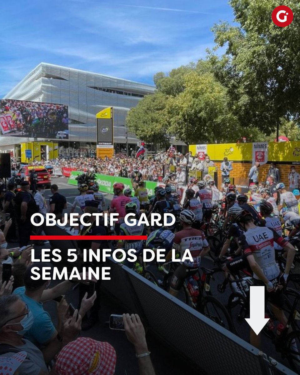 🗞️ Voici les 5 informations de la semaine

#FestivaldeNîmes #EricClapton #DuaLipa #Casino #Auchan #JeanPierreAdams  #TourdeFrance #Violence #Gard #Occitanie
