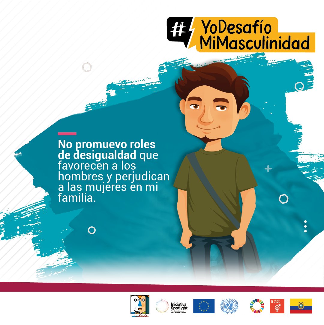 🫣 ¿Te has preguntado si es correcto que por ser hombre te sirvan primero en la mesa, que tengas el plato más abundante y que no te encargues de las labores domésticas? #YoDesafíoMiMasculinidad ¿En tu familia se fomenta la desigualdad? @SpotlightAmLat @Onuecuador @UEenEcuador