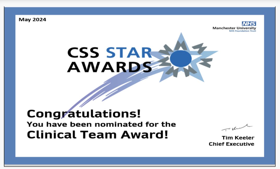 So proud of the IR team <a href="/MFT_Imaging/">Imaging MFT</a>  <a href="/MFT_CSS/">MFT_CSS</a> I may be biased but I think they're a fantastic MDT always working hard for the service and our patients.