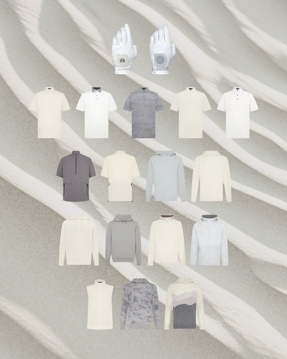 Just Dropped 👀
Color Story III featuring crisp hues of Bone, Grey and White is available now in limited quantities. #AsherGolf
