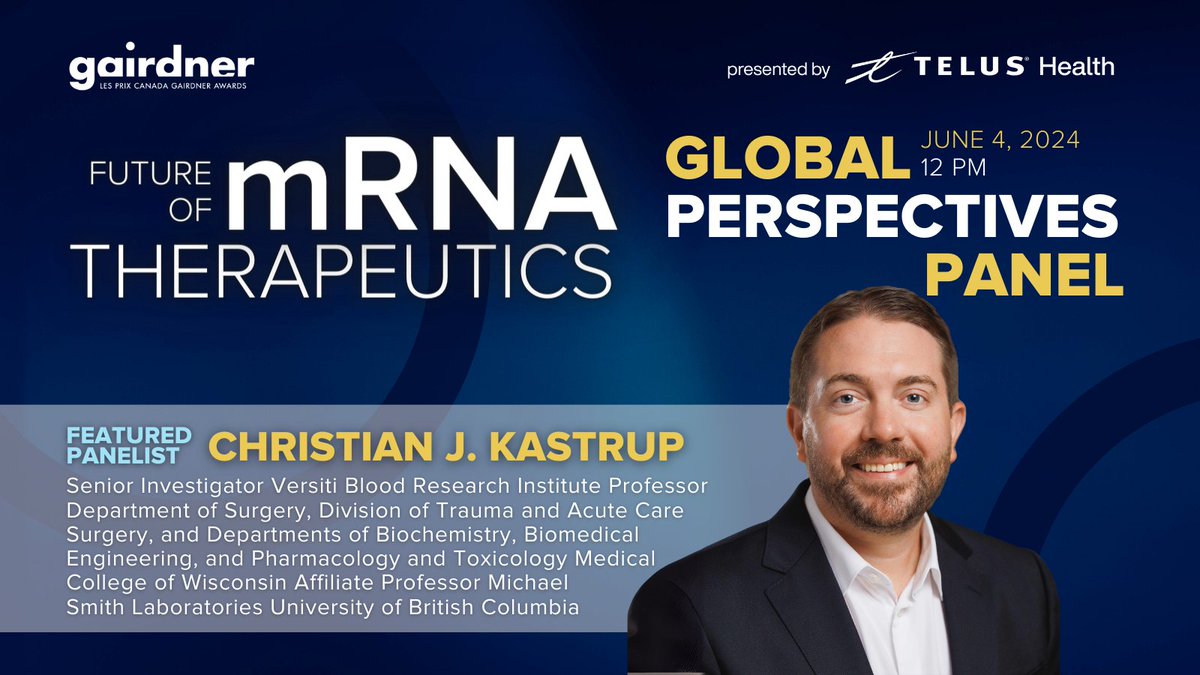 Join us on June 4th to hear from Dr. Christian Kastrup, Senior Investigator at @VersitiResearch, Professor at @MedicalCollege, and an expert in trauma surgery and biochemistry! 🧬

Register here: us06web.zoom.us/webinar/regist…