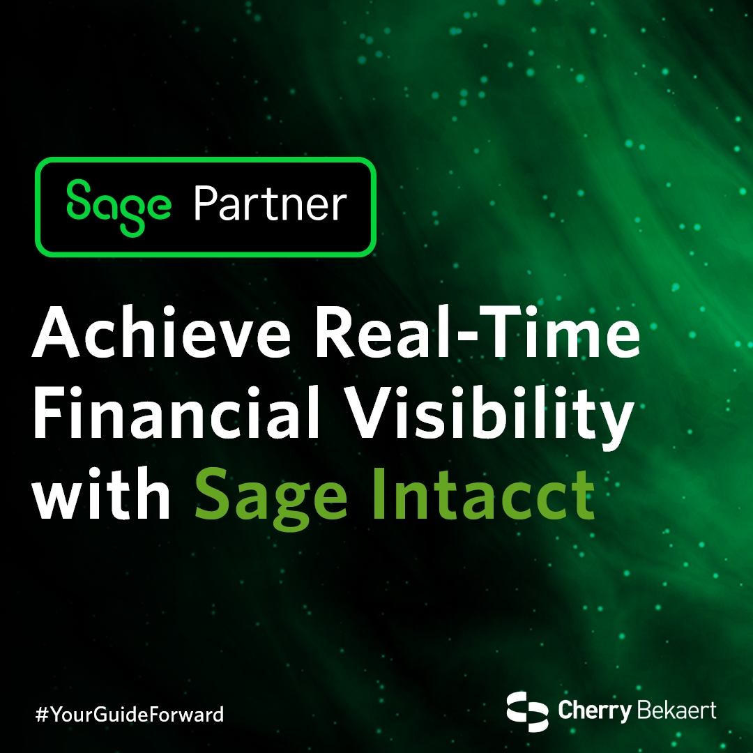 Unlock the power of real-time financial data with @SageIntacct! 🚀 Make smarter decisions for your business or not-for-profit by identifying key financial trends. Let Cherry Bekaert help you kickstart your journey today! okt.to/S924Dp

#SagePartner #CloudBasedAccounting