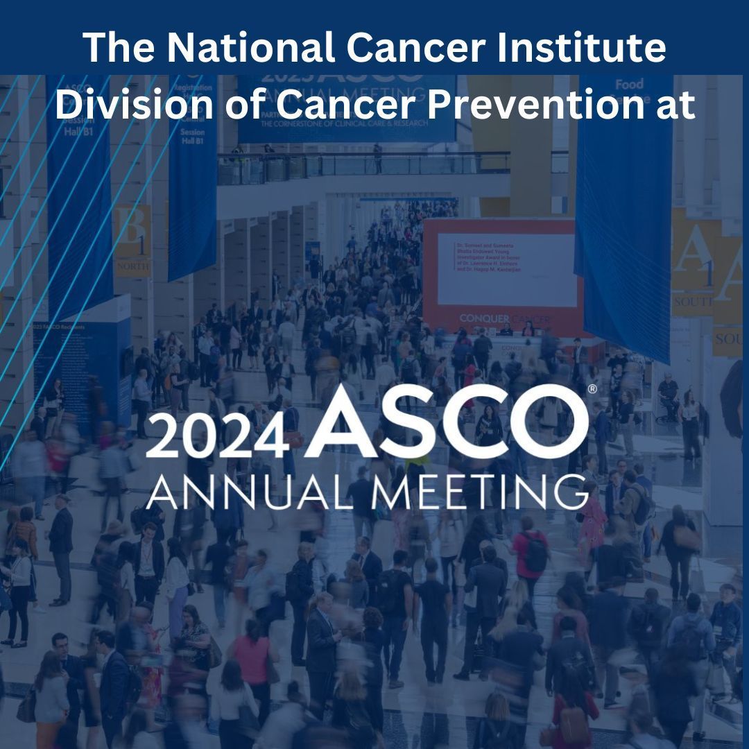Check out DCP-funded research about symptom science, NCORP clinical trials, and more at the @ASCO 2024 Annual Meeting. Learn more: buff.ly/3VnV8HS
#ASCO2024
