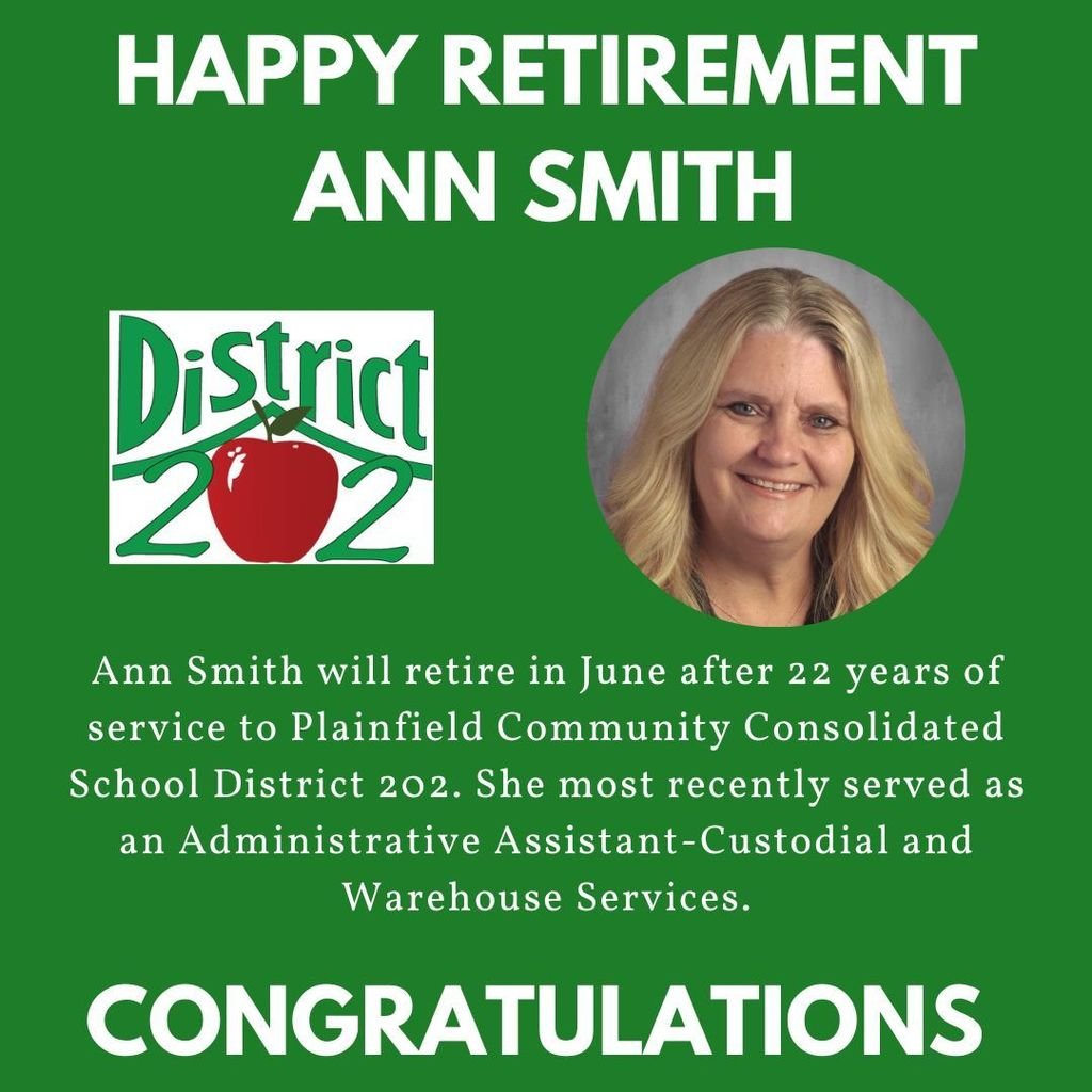 Thank you for your 22 years of service to District 202! #202proud #happyretirement #nextchapter