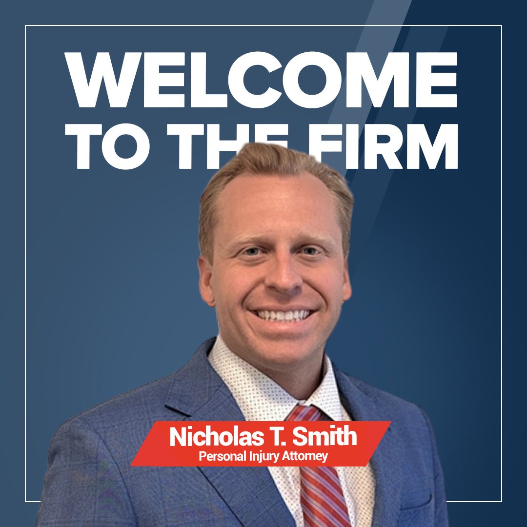 Join us in welcoming Attorney Nicholas T. Smith to the firm!

#RubensteinLaw #PersonalInjury #LawFirm