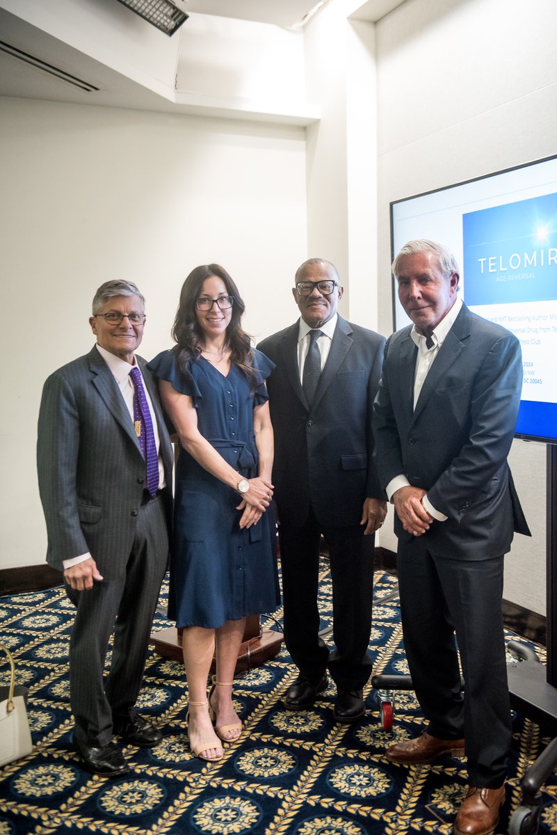 The Telomir team at the National Press Club event in April.